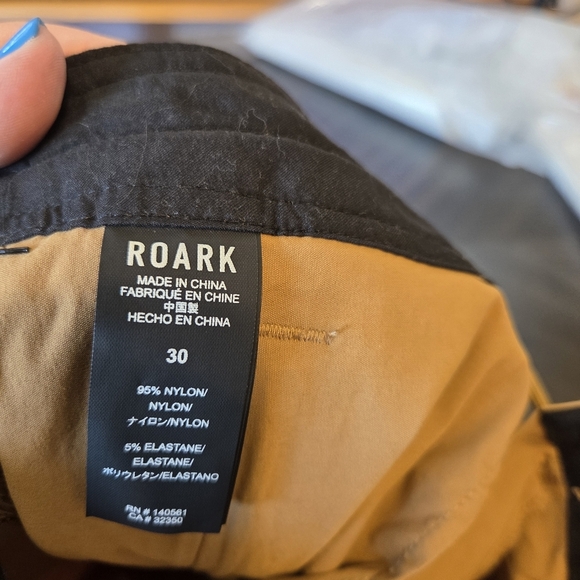 Roark Layover Trail Hybrid Adventure Shorts Tan Size 30- New RS364 Hiking Cargo - Picture 7 of 10